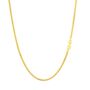 Gold Plated 925 Sterling Silver Miami Cuban Chain 2mm, thumbnail 6 of 12