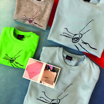 Children's Drawing Embroidered Family Sweatshirt Set, 6 of 11