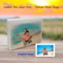 Personalized Cartoon Photo On Pine Wood – Custom Illustrated Portrait From Your Photo, thumbnail 1 of 5