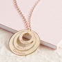 Personalised Eternity Trio Necklace, thumbnail 2 of 8