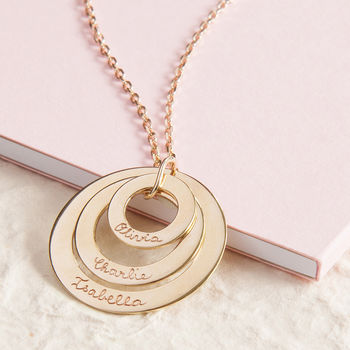 Personalised Eternity Trio Necklace, 2 of 8