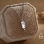 Sterling Silver Otter Pendant Necklace, thumbnail 3 of 9