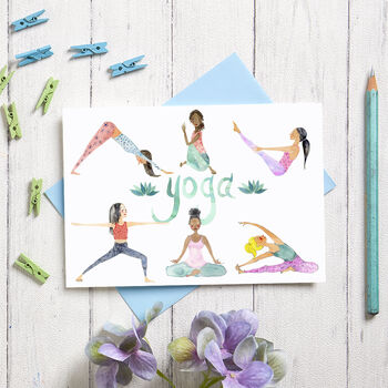 Yoga Birthday Card, 4 of 8