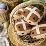 Felt Food Hot Cross Bun, thumbnail 3 of 4