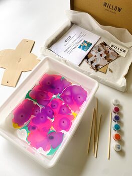 Personalised Diy Marble Your Own Purse Craft Kit, 2 of 12