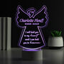 Personalised Angel Memorial Light Sign, thumbnail 2 of 9