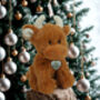 Jomanda Ec Happy Christmas Mini Highland Cow Brown, Gift Boxed, thumbnail 1 of 7