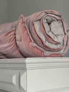 Maitri: Velvet And Linen Mattress Rose, 5 of 11