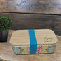 Eco Warriors Floral Bamboo Lunch Box, thumbnail 1 of 7