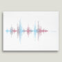 West Ham Football Song Soundwave Typography Print, thumbnail 2 of 4