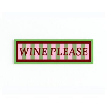 Wine Please Panoramic Framed Print, 9 of 12