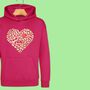 'Leopard Heart Of Hearts' Kids Hoodie, thumbnail 3 of 7