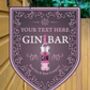 Best Gin Bar Personalised Pub Sign/Bar Sign/Man Cave, thumbnail 4 of 8