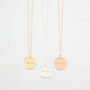 Personalised Medium Disc 'Name' Necklace, thumbnail 2 of 10