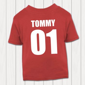 Personalised Wales Rugby Supporters Baby T Shirts, 3 of 3