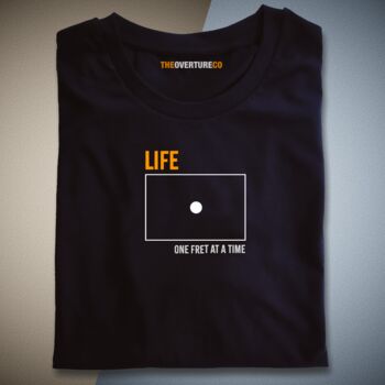 Guitar Shirt Gift For Guitarists. Life One Fret At A Time Single Fret Shirt, 2 of 11