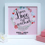 Personalised Engagement Anchor Framed Print, thumbnail 2 of 6