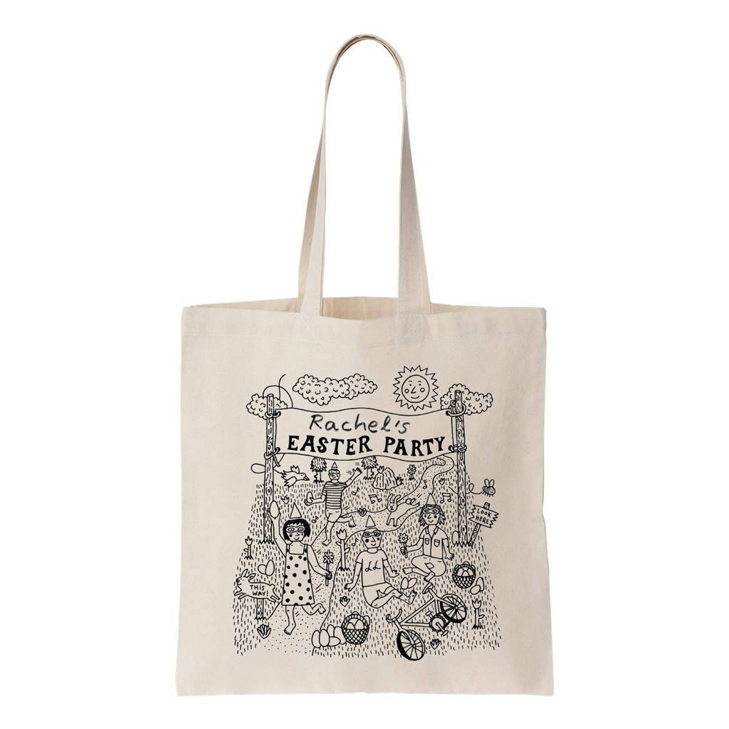 personalise your own easter egg hunt bag by little lulubel ...