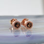 Smoked Quartz Sterling Silver Gemstone Stud Earrings, thumbnail 5 of 12