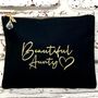 'Beautiful Auntie' Make Up Toiletry Pouch, thumbnail 1 of 5