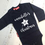 Personalised First Christmas Star T Shirt/Babygrow, thumbnail 3 of 10