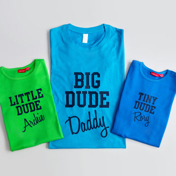 Personalised Dad And Child Dude Set, 2 of 9