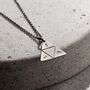Men's Personalised Prism Necklace, thumbnail 1 of 3