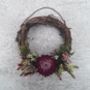 Mini Spring Dried Flower Wreath Decor, thumbnail 1 of 3