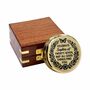 Personalised Brass 27th Birthday 100 Year Calendar Compass, thumbnail 1 of 12