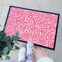 Personalised Sweet Hearts Doormat Wedding Gift, thumbnail 1 of 2