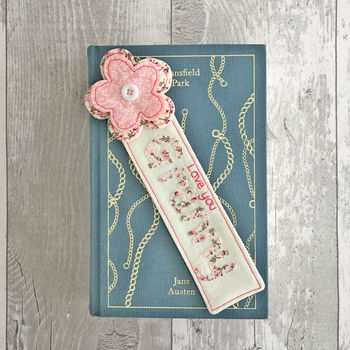 Personalised Flower Bookmark, 4 of 12