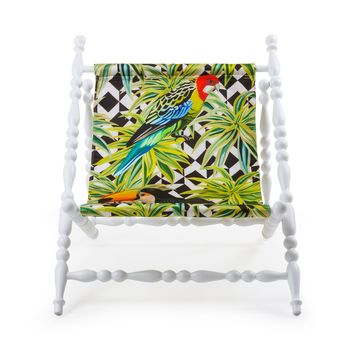 Folding Deckchair With Parrot Design, 6 of 7