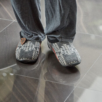 Mitch Aztec Patterned Mens Slippers Indoor/Garden Shoes, 6 of 12