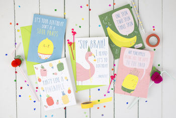 Party Like A Pineapple Birthday Card, 3 of 3