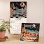 2026 Calendar | Retro Future Spacescapes | Sunday Start, thumbnail 1 of 4
