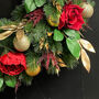 Salisbury Faux Flowers Christmas Wreath, thumbnail 4 of 4