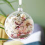Will You Be My Bridesmaid? Dried Flower Filled Bauble, thumbnail 8 of 10