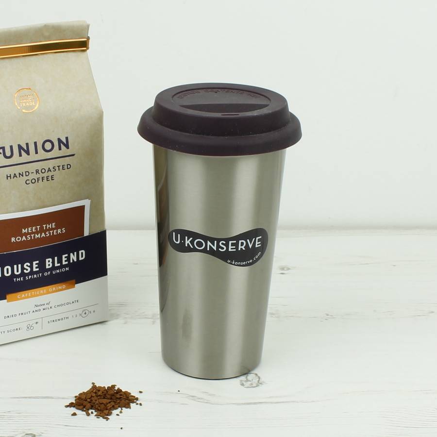 stainless steel insulated coffee cup by green tulip ethical living