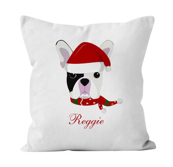 Christmas Dog Cushion, 2 of 3