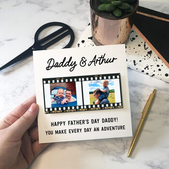 Personalised Father's Day 3D Photo Card, 6 of 8
