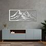 Mountain Range Wooden Art Landscape Wall Art Decor, thumbnail 8 of 10