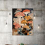 Japanese Mushroom Art Print, thumbnail 4 of 4