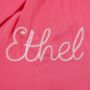 Ethel 49ers Dress In Raspberry Vintage 1940s Style, thumbnail 4 of 4