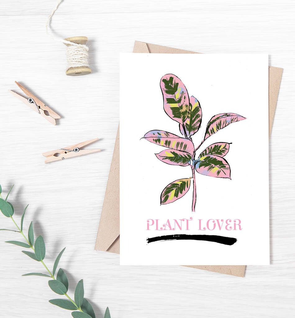Plant Lover Card By bedcrumb