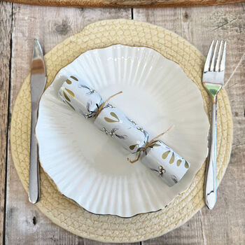 Mistletoe Mini Christmas Crackers Set Of Eight, 3 of 5