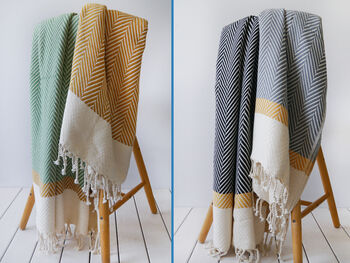 Handwoven Cotton Soft Throw, 8 of 12