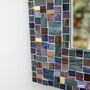 Handmade Mosaic Mirror Lily Pond, thumbnail 2 of 3