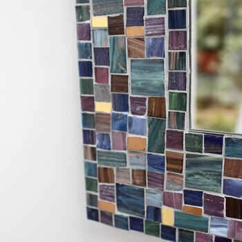 Handmade Mosaic Mirror Lily Pond, 2 of 3