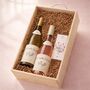 Mother’s Day La Vieille Ferme Rosé And White Wine Gift Set In Wooden Keepsake Box, thumbnail 2 of 5