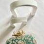 Roselyn Green Embroidered Clutch Bag, thumbnail 3 of 6